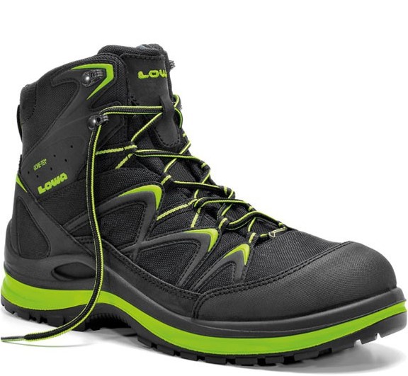 e-5903-1qQYEbor5Swnbx Lowa Innox Work GTX Lime Mid Schnürstiefel S3 SRC