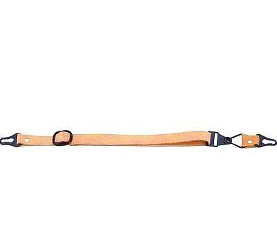 VOSS Chin strap made of cowhide leather with jerk-suck fastener