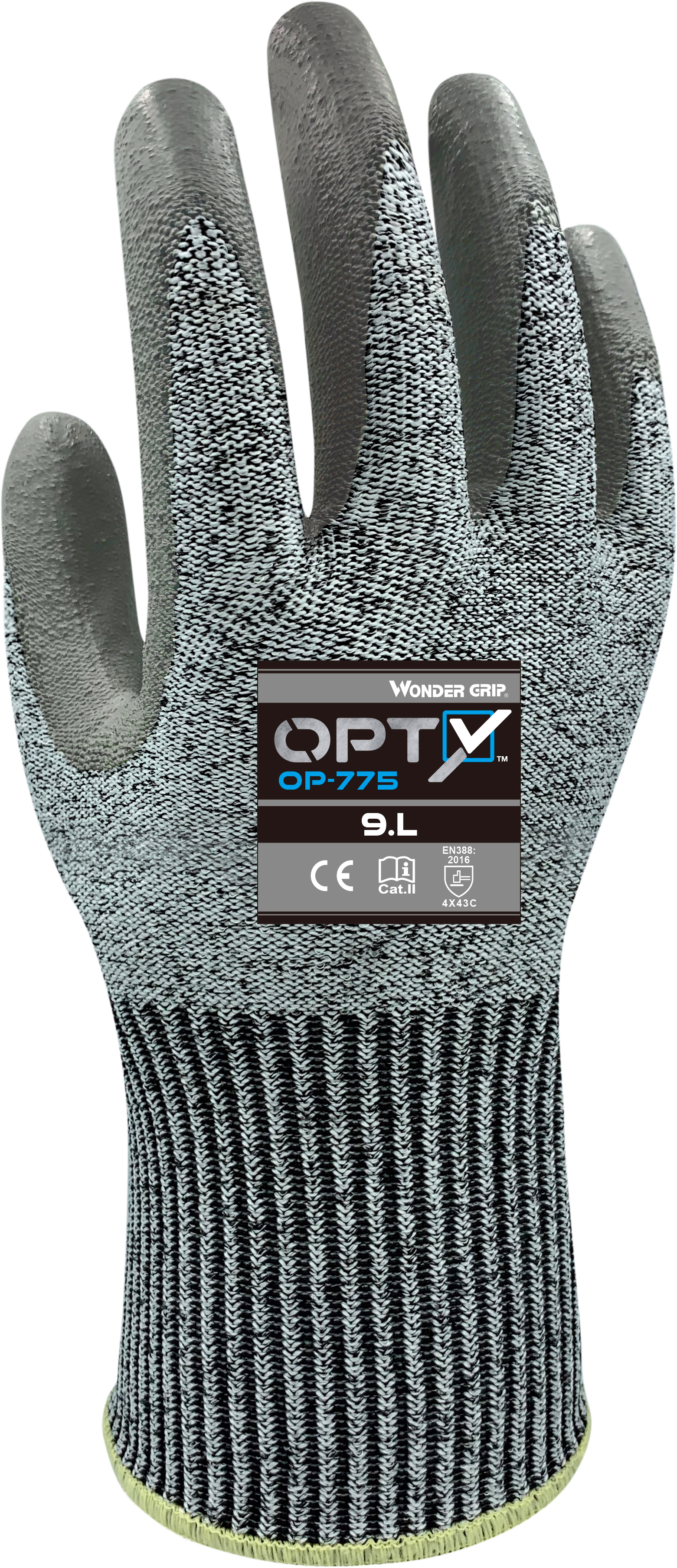 Wonder Grip OP-775 Opty PU-Schnittschutzhandschuhe Level C
