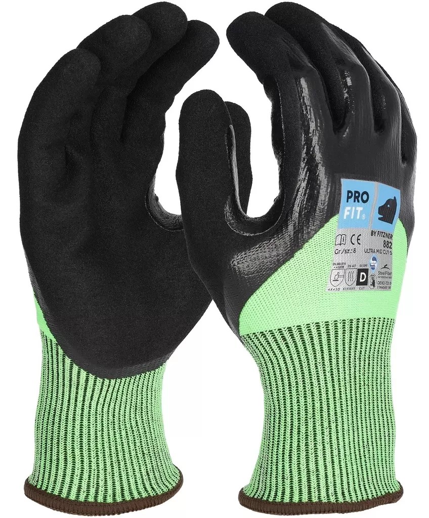 Pro-Fit 882 Nitril-Schnittschutzhandschuhe Doppelbeschichtung Level D ...