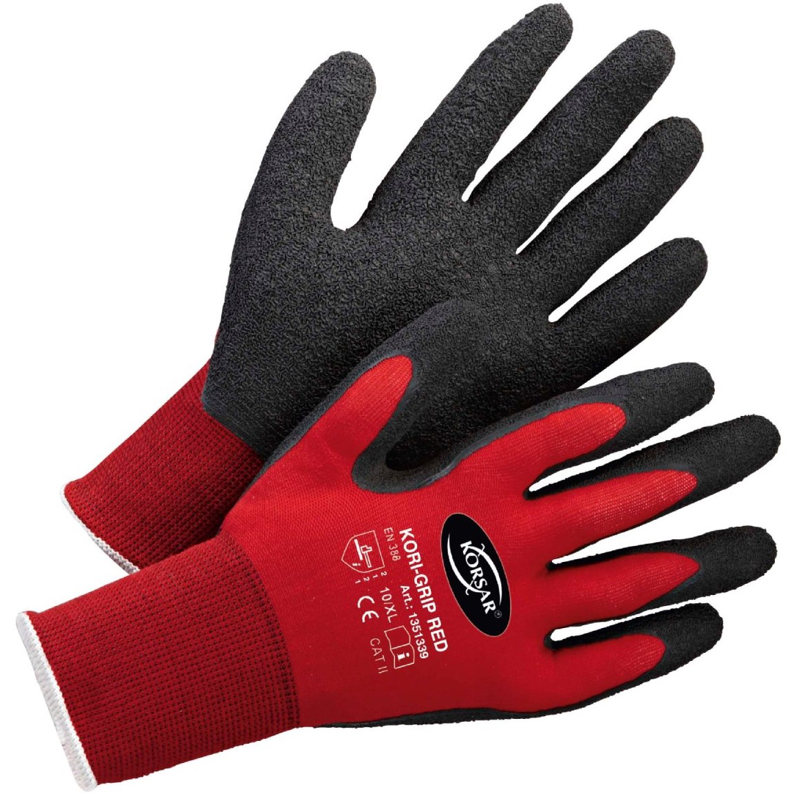 Corsair Kori-Grip Red Latex protective gloves