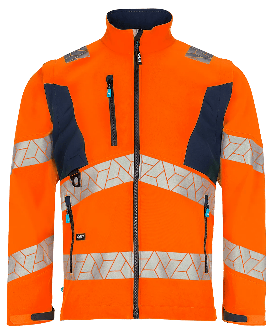 SIO-604WA2TUQ-748-XS - leuchtorange-marineblau