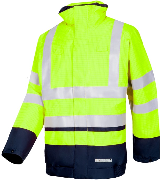 Sioen Waddington 9495N3EF5 Multinorm Warnschutz-Regenblouson