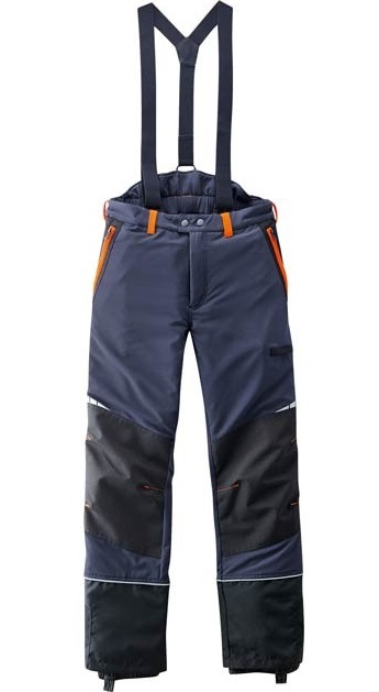 8481-1 Scheibler HD Concept Professional Forst-Schnittschutz-Bundhose navy-orange-schwarz