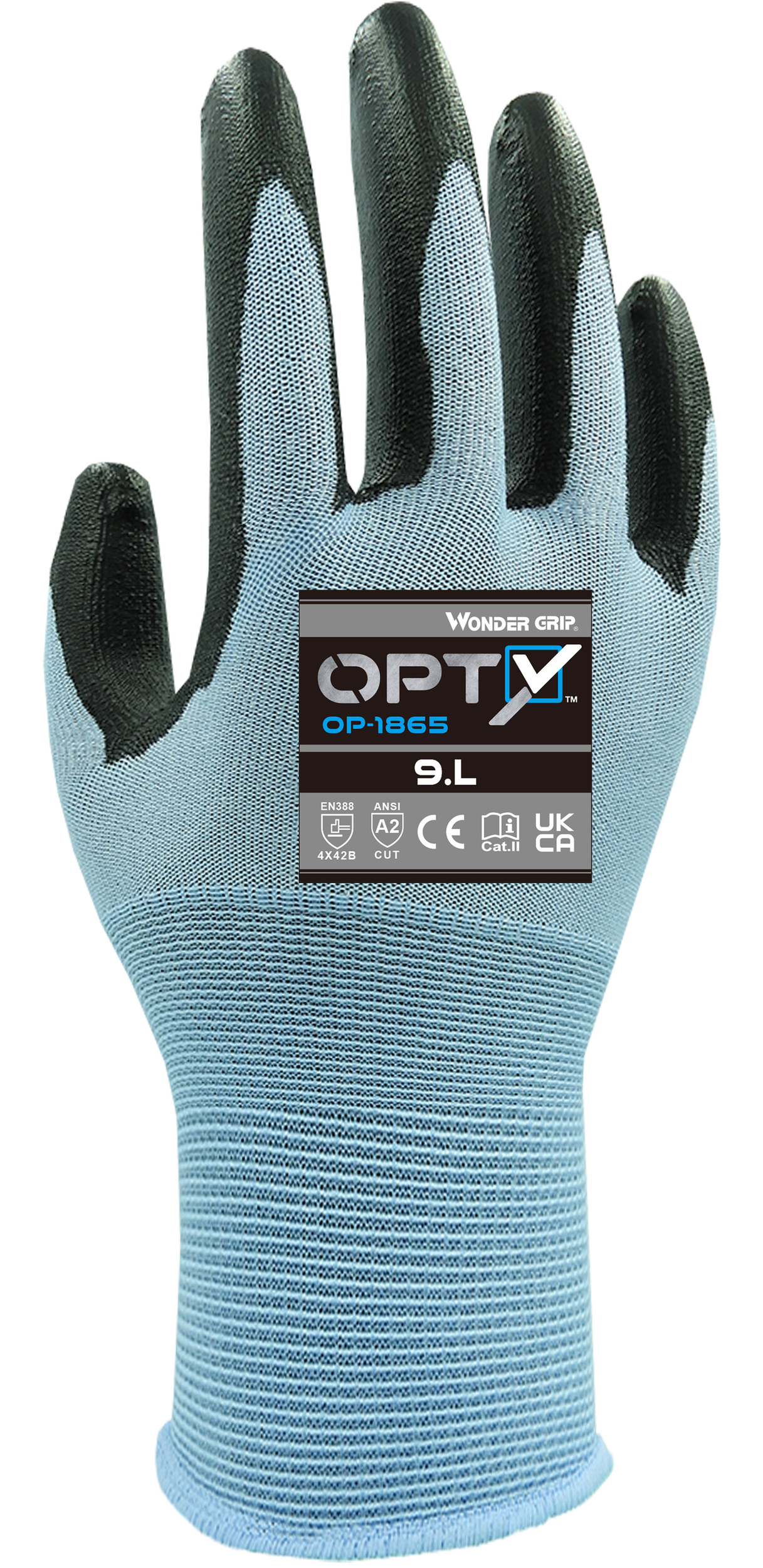 e82fc2ac-badd-4ee4-a765-501832eb7fc6-0 Wonder Grip OP-1865 Opty PU Cut Protection Gloves Level B