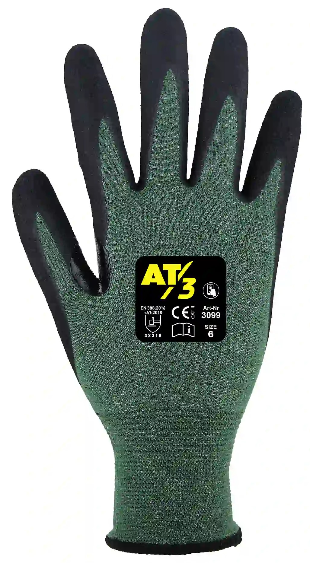 Asatex 3099 Nitrilschaum-Schnittschutzhandschuhe Level B