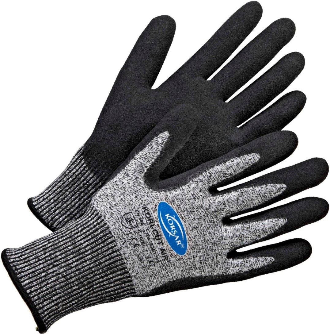 Korsar Kori-Cut Air nitrile foam cut protection gloves Level B
