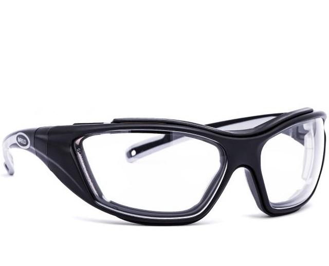 9611155 Infield Combor 9611155 temple glasses black-grey clear