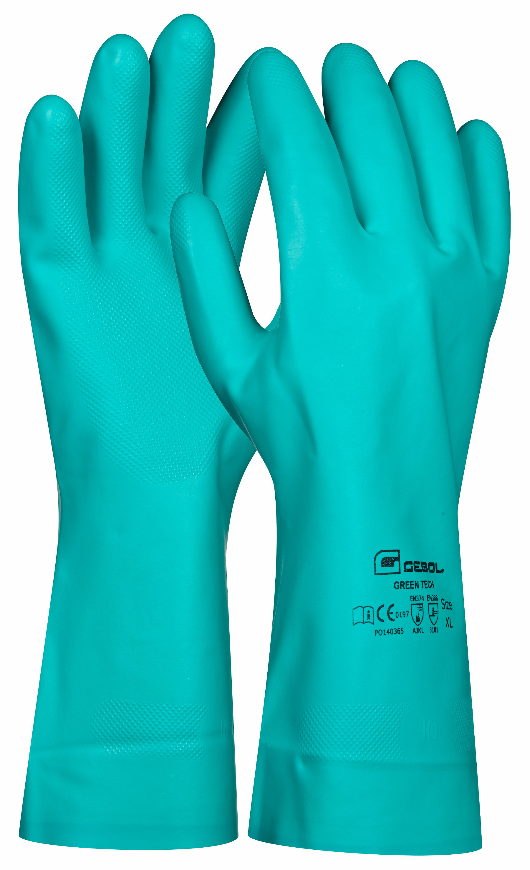 709926-709927neu Gebol Green-Tech Nitrile Chemical Protective Gloves