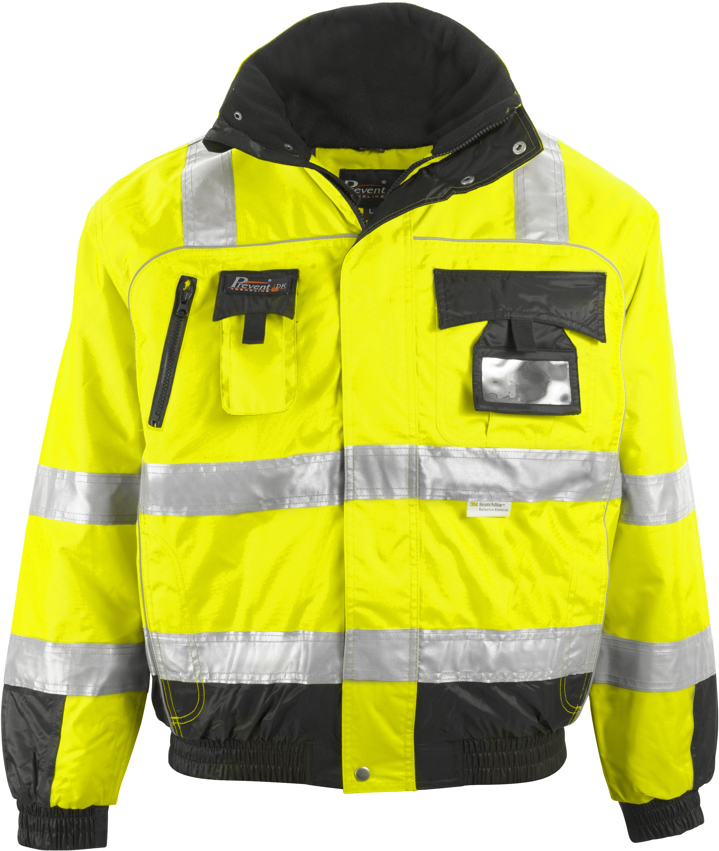 ptw-p_f78_1 Prevent Trendline PTW-P-68 warning protection pilot jacket light orange