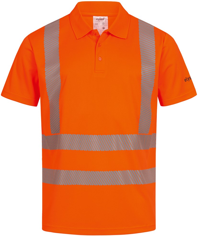 23494_bild_01_elysee_uv_warnschutz_poloshirt elysee 23494 HAVELTE UV- und Warnschutz Polo-Shirt Orange