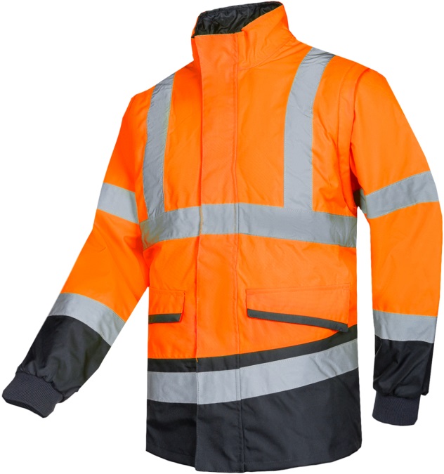 Sioen Malbro 347AN2ES3 Warning protection blouson with detachable sleeves
