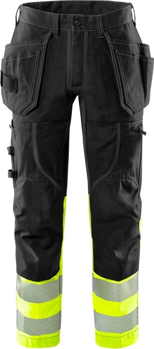 Fristads 132849 High Vis Handwerker Stretch-Hose 2608 FASG mit Warnschutz