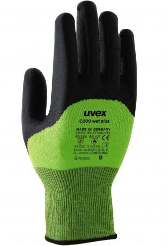 1_60496_uvex_C500_wet_plus_540x540 uvex 60496 C500 wet plus Schnittschutzhandschuhe Level C bis 100 °C