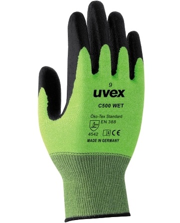 uv-60492-1nw7KDv666Wzne uvex 60492 C500 wet Schnittschutzhandschuhe Level C bis 100 °C