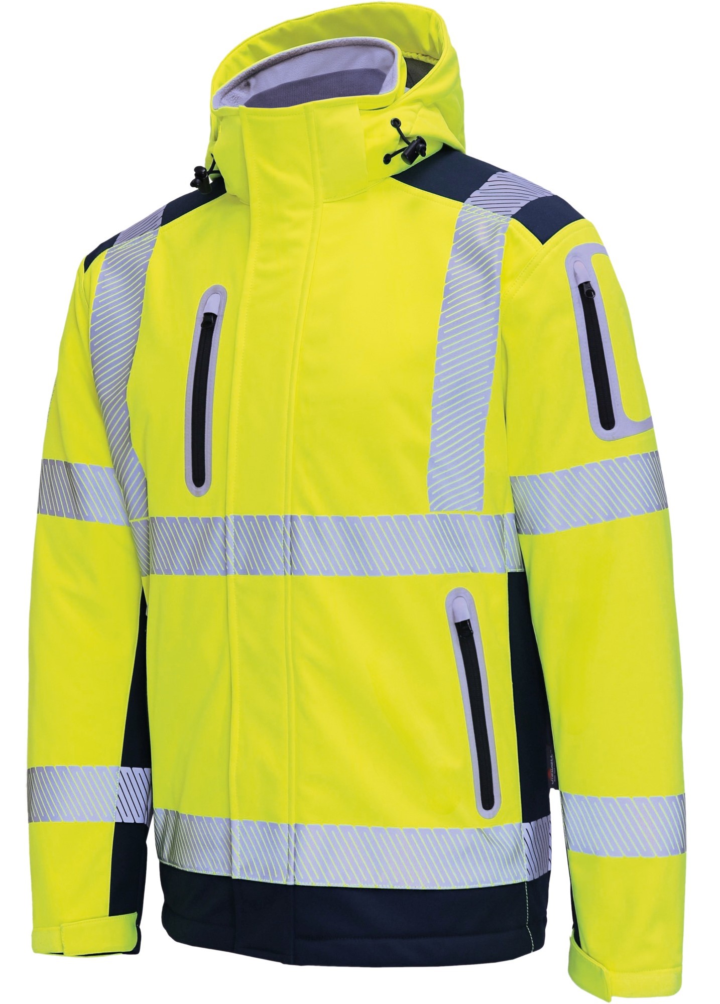 1tBkhsfxi9eA6D Vizwell VW177DY Winter softshell jacket 3 in 1 fluorescent yellow-navy