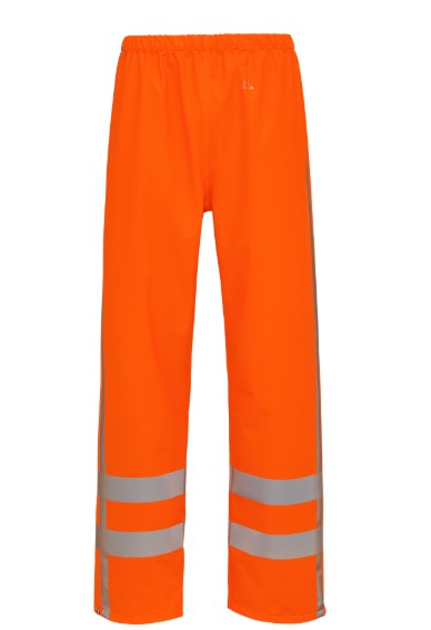 ELKA Rainwear 022400R Dryzone Visible Hi-Vis Regenhose mit vertikalen reflektierenden Streifen