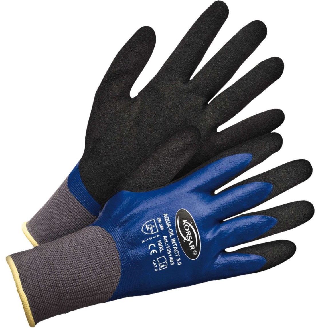 Korsar Aqua-Oil Intact 3.0 Nitril-Schutzhandschuhe vollbeschichtet