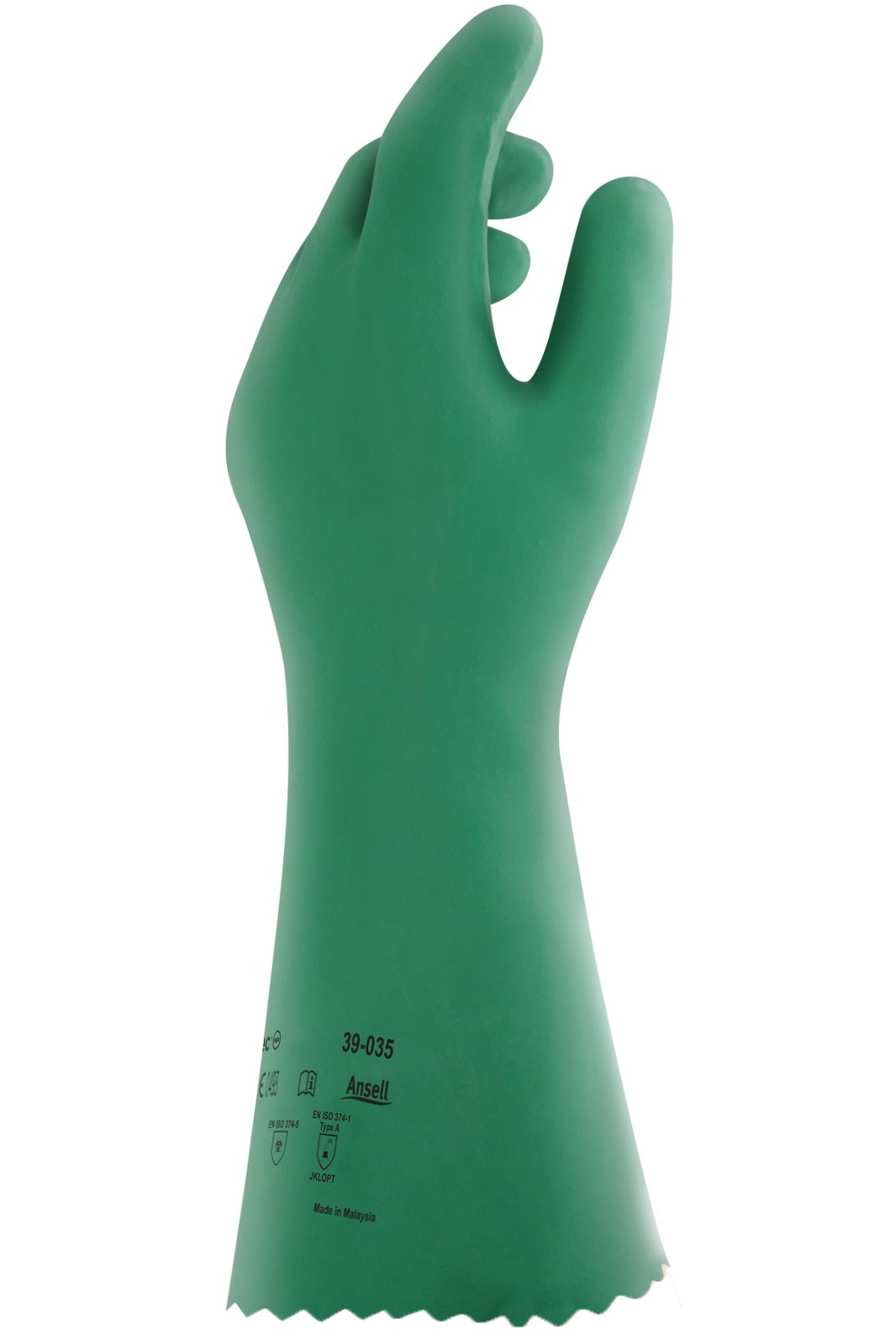 Ansell AlphaTec 39-035 Nitril-Chemikalien-Schutzhandschuhe