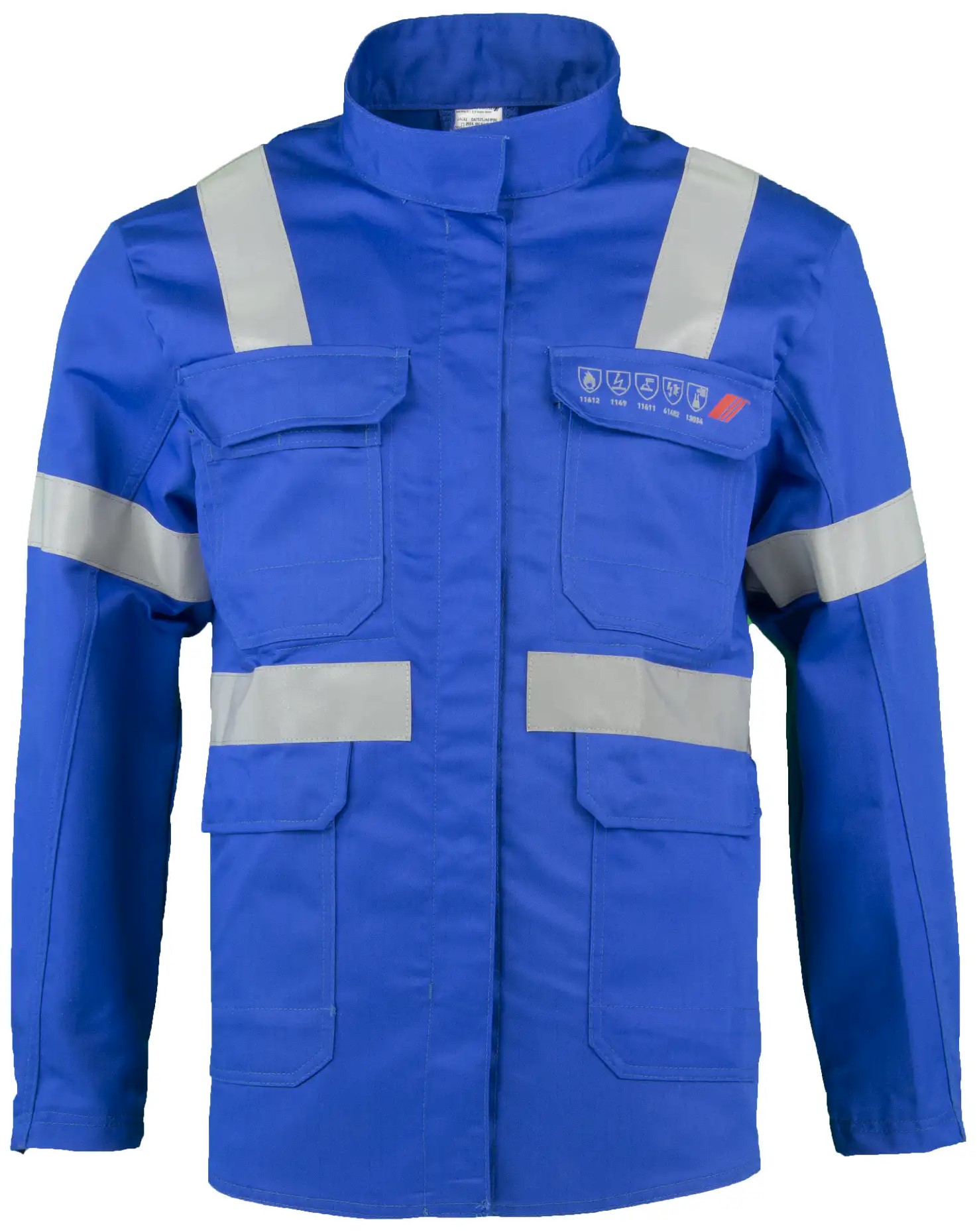 1EMC3PiscqzydN Asatex DA7525JA01P Multinorm-Langjacke blau