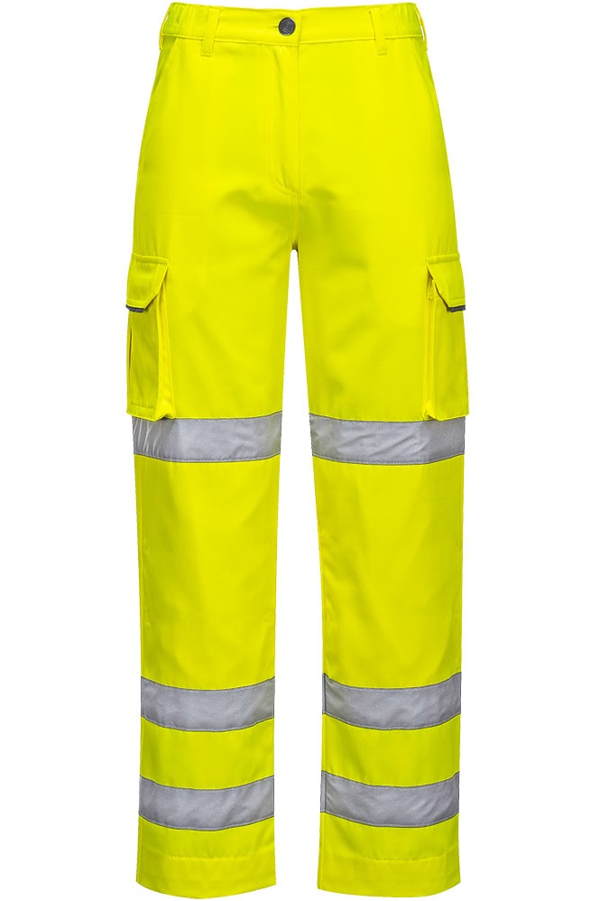 LW71YER Portwest LW71 Warning protection waistband trousers for ladies