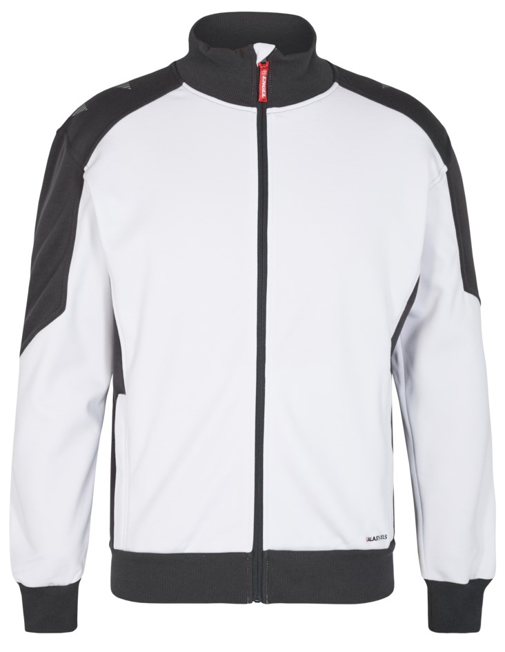 weiß-anthrazit grau