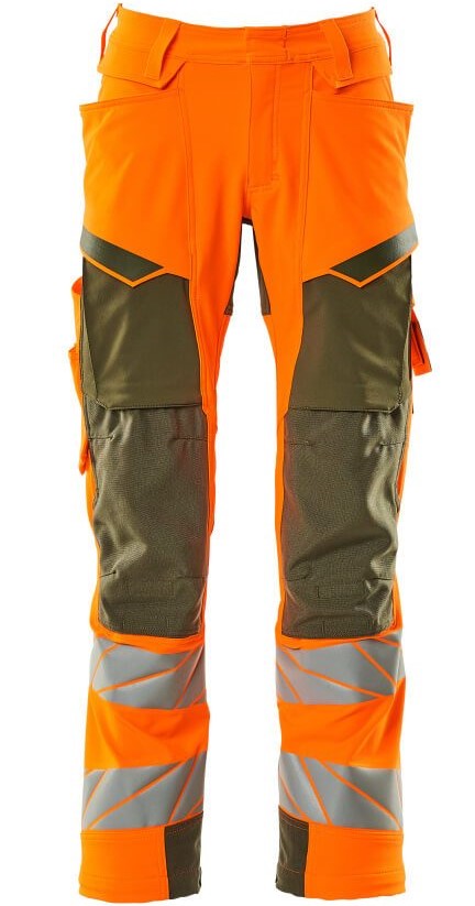 leuchtorange-moosgrün