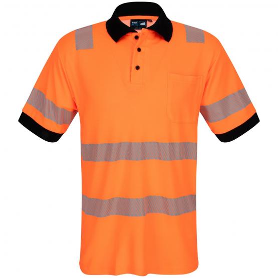 221 Pro-Fit 221 high-visibility polo shirt class 2 orange