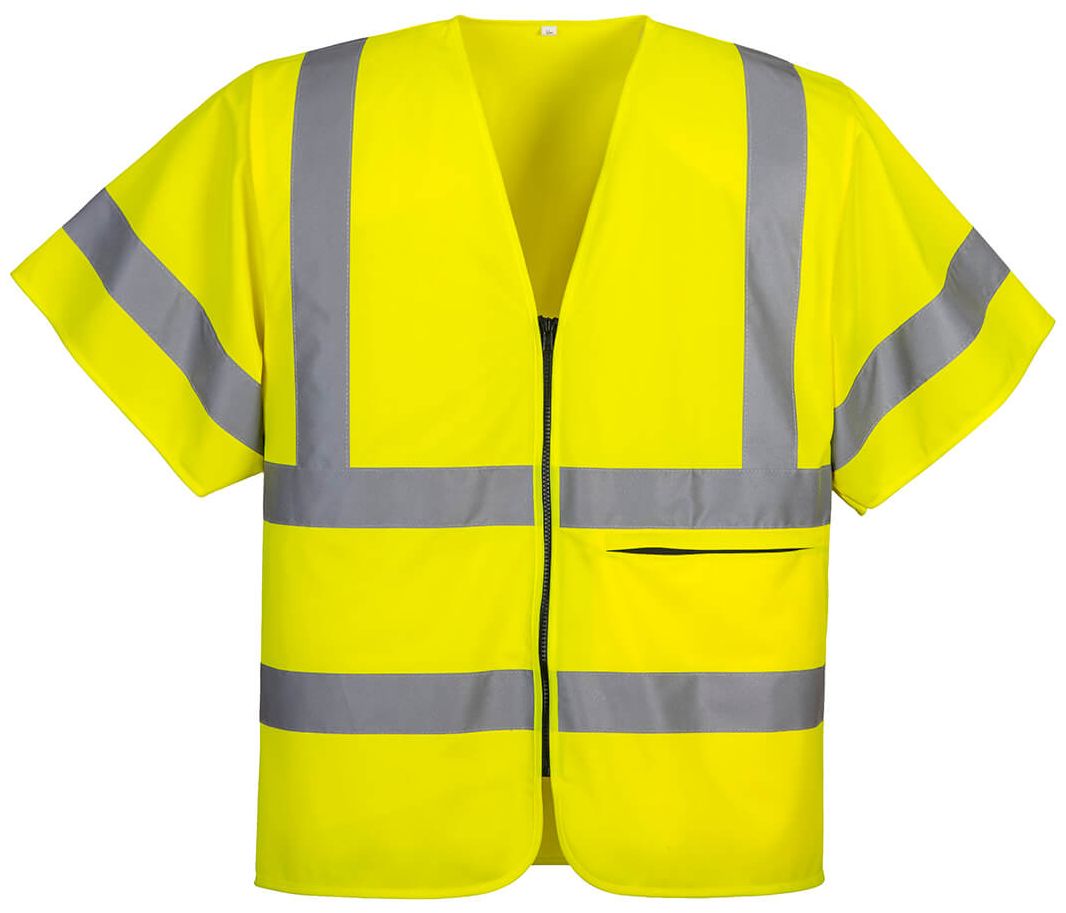 Portwest C372 zippered high-visibility vest