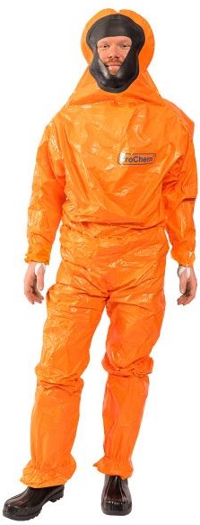 f1 3S Tychem F overall ProChem II Cat. III Type 3,4,5,6 without hand protection