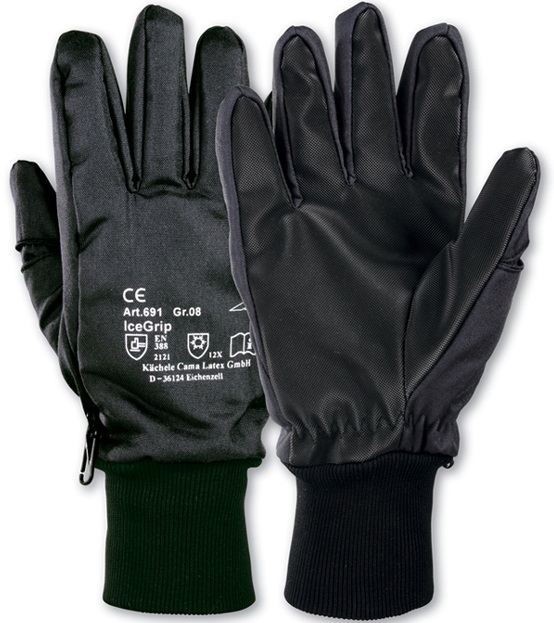 KCL 691 Ice Grip  PVC Kälteschutzhandschuhe bis -50 °C