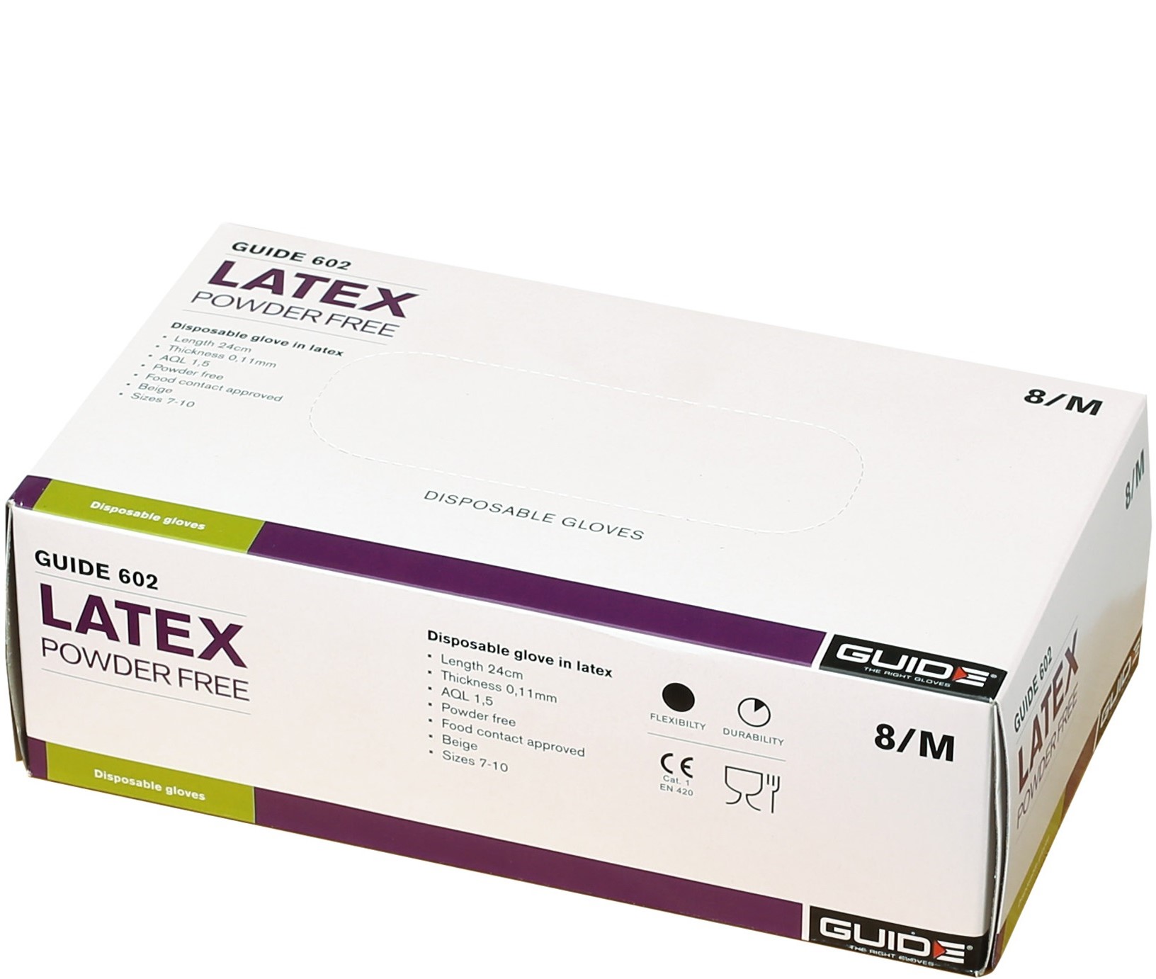 Guide 602 Latex-Einwegschutzhandschuhe puderfrei