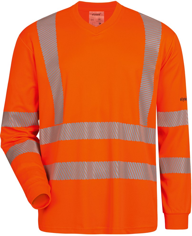 elysee 23496 LEMMER UV- und Warnschutz Langarm T-Shirt Orange