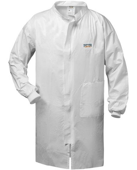 Tector 2995 STEINTOR protective gown with knitted cuffs at sleeve hem