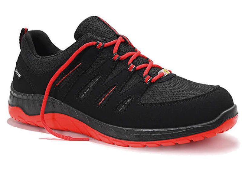 Elten MADDOX black-red Low 929652 Berufsschuhe ESD O2
