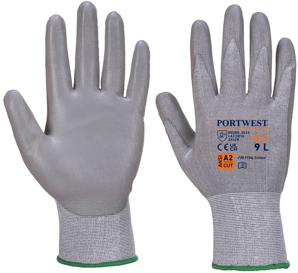 portwest10 Portwest AP31 PU-Schnittschnutzhandschuhe Level B