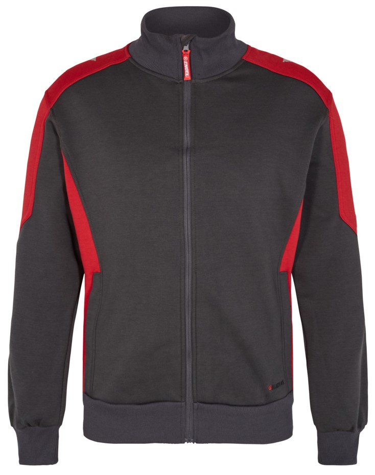 anthrazit grau-tomato red