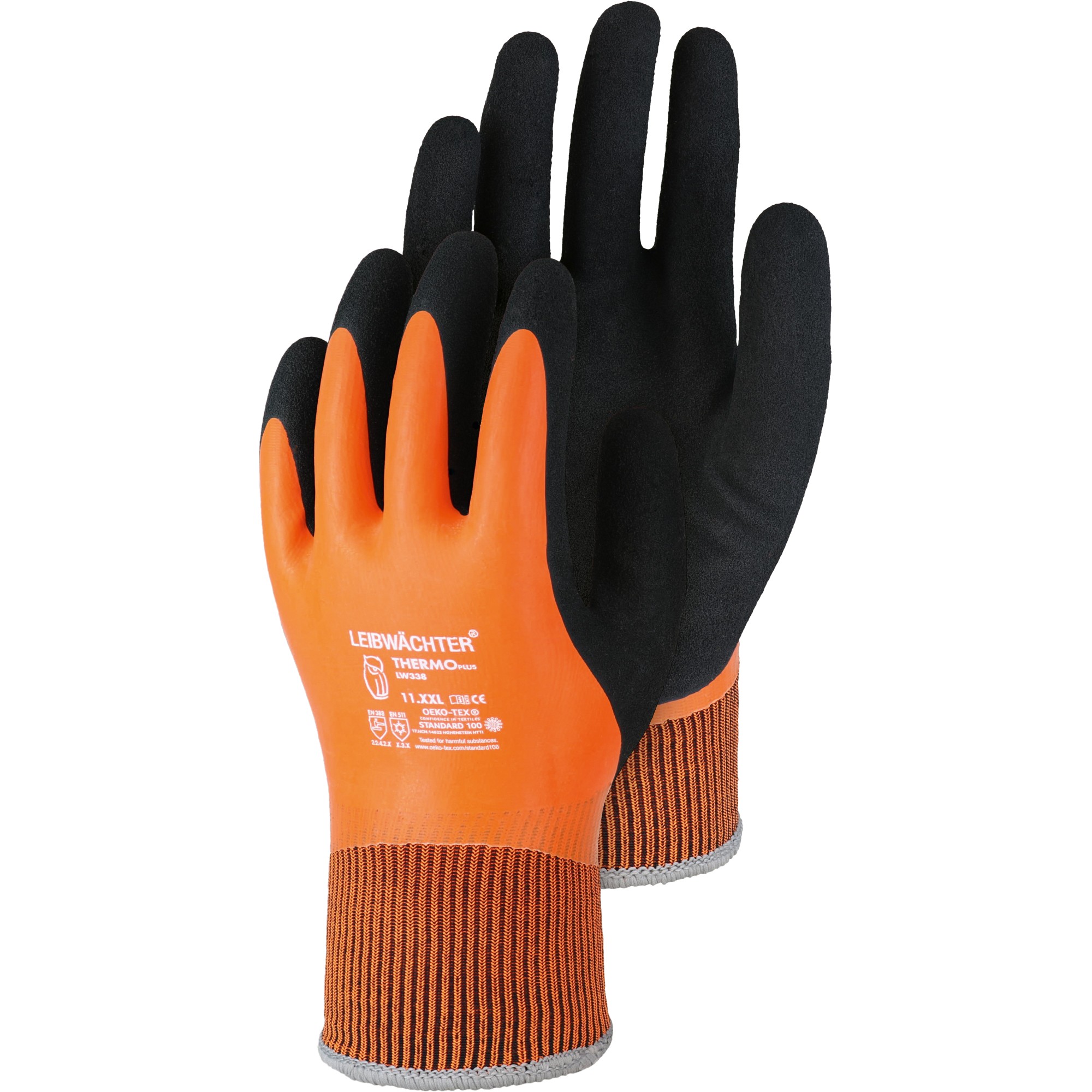 HLW338-1 Leibwächter LW338 Winter Grip Latex-Kälteschutzhandschuhe
