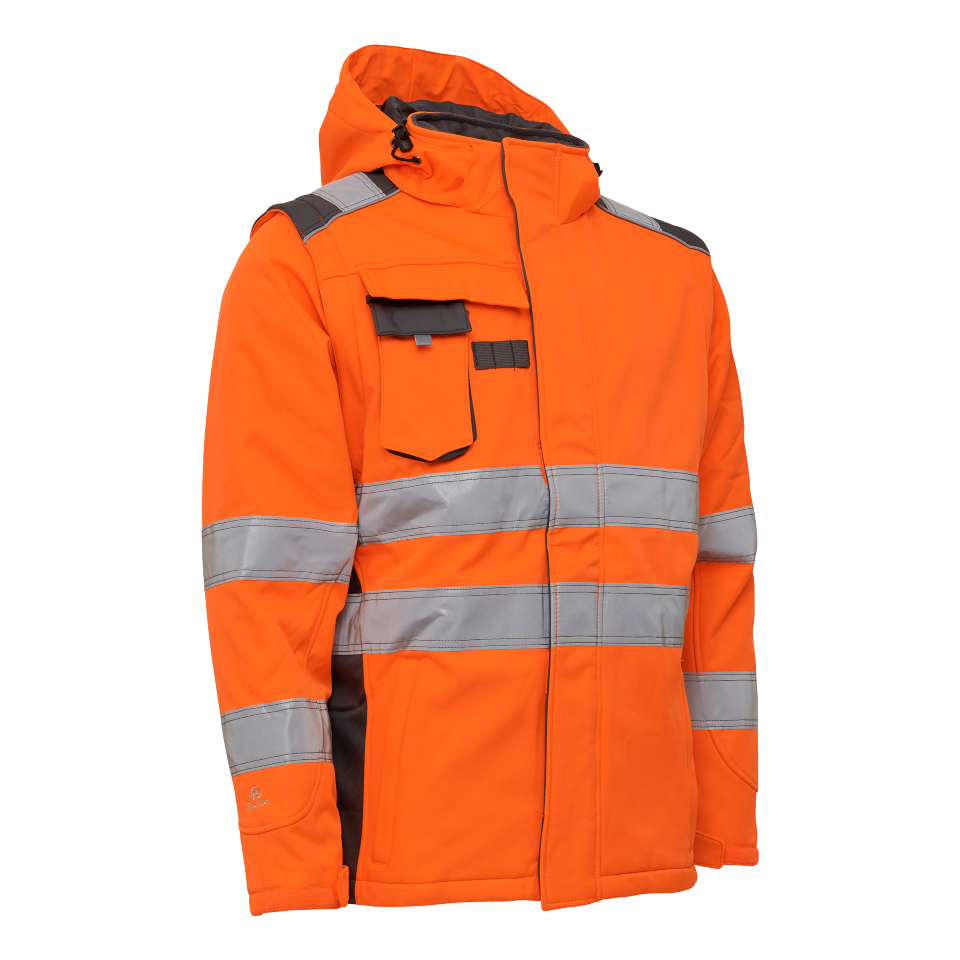 EL-116514R-leuchtorange-schwarz-S - light orange-black