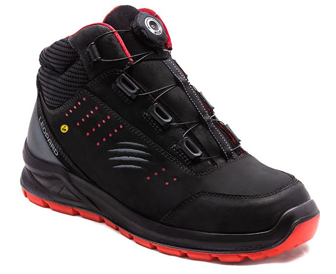 AE01430 Leopard AE01430 ankle boot S3 black red