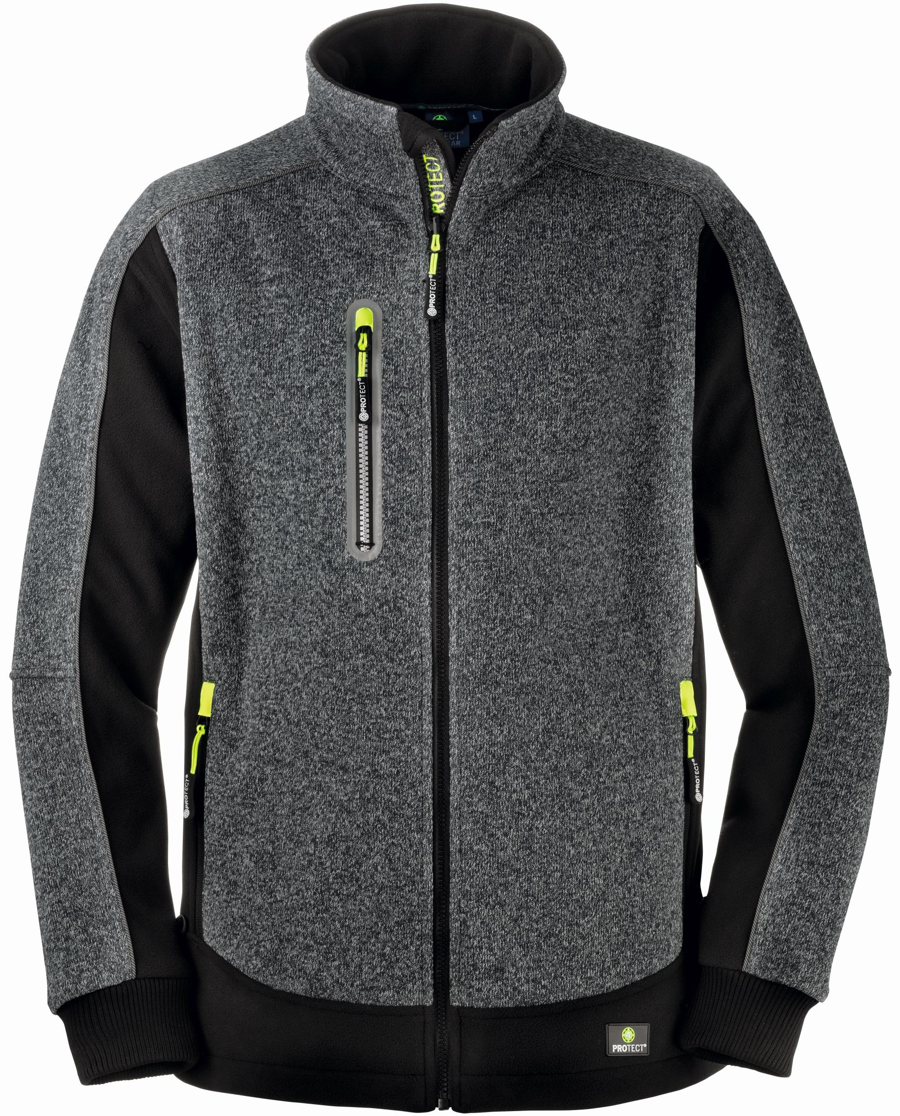 3355_sPaxRRB9OQz8wL 4 Protect MAINE 3355 Wetterschutz Fleecejacke schwarz-weiß