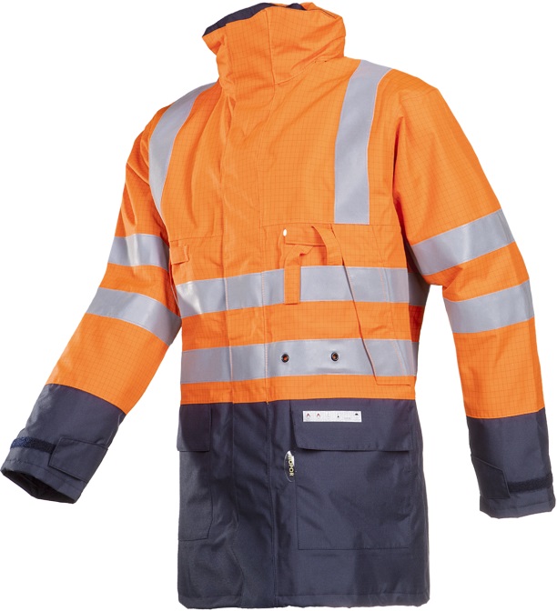 Sioen Winseler 3073N3EF7 Multinorm Warnschutz-Regenjacke