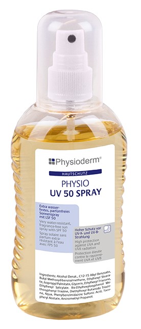 Greven 14286001 Sonnenspray Physio UV50 Spray 200 ml Pumpflasche