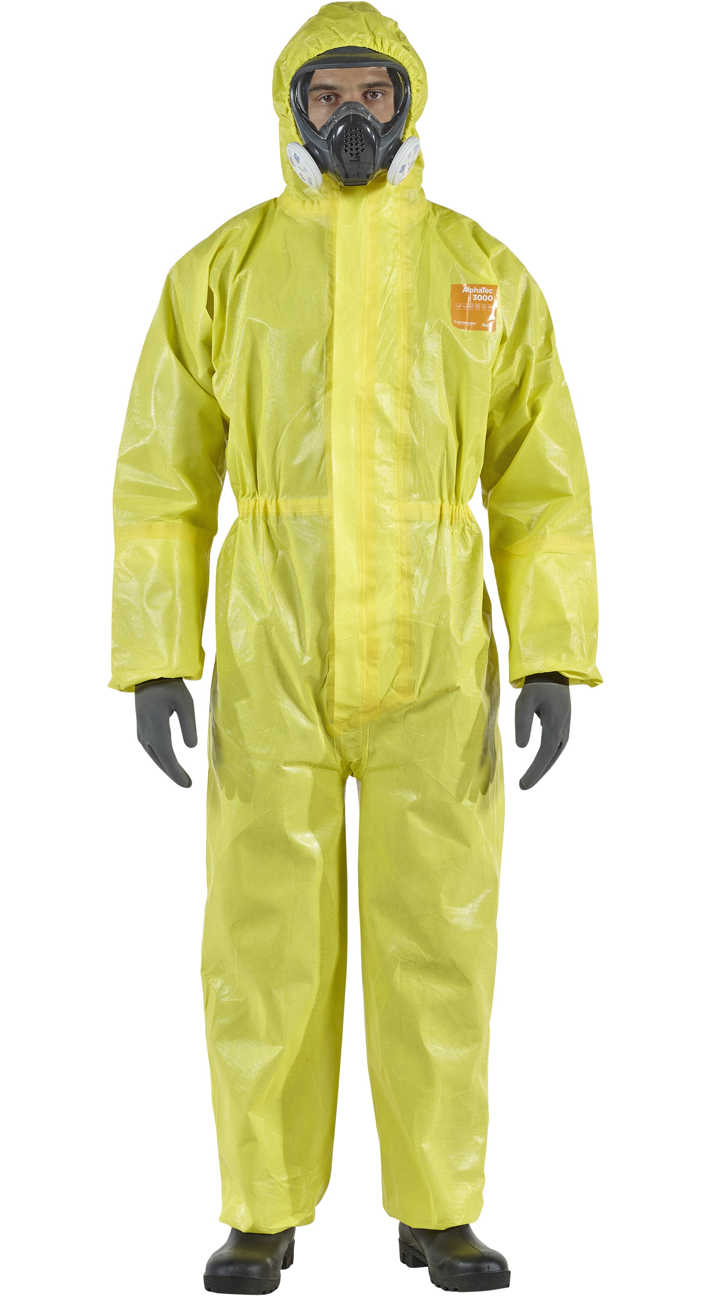Microchem / AlphaTec 3000 Overall with hood model 111 yellow