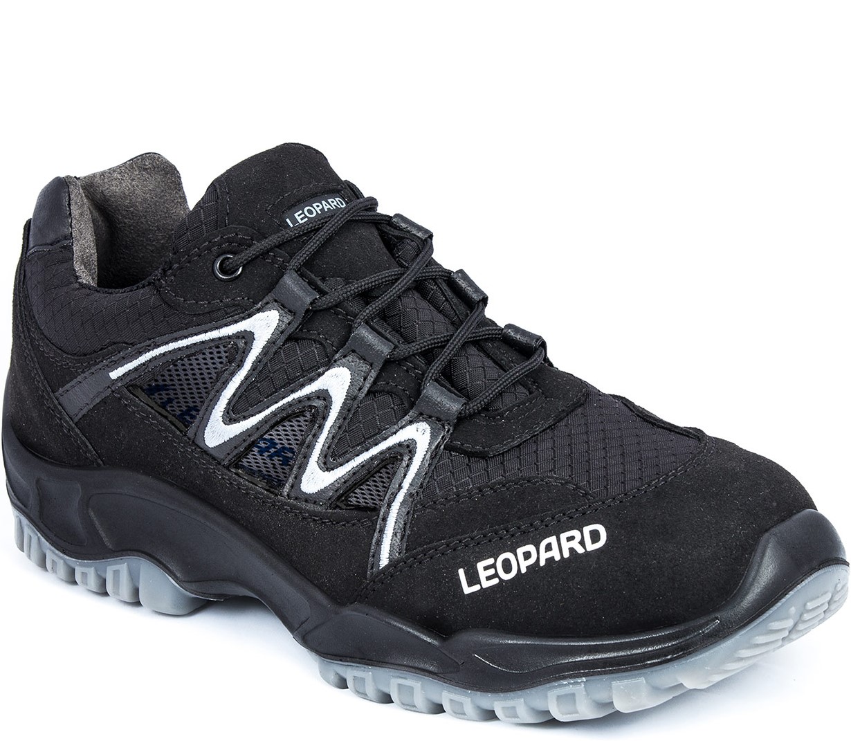 0422-1 Leopard 0422-1 low shoes S1 black/silver