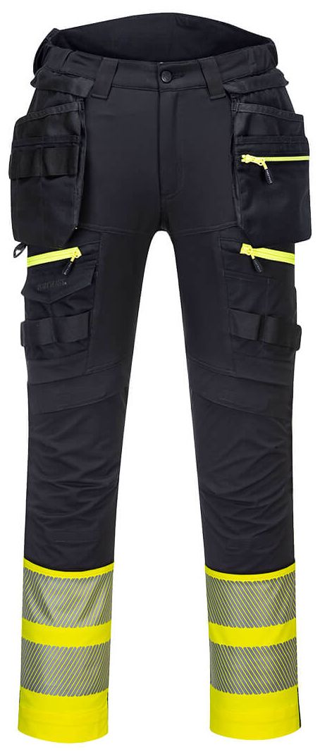 Portwest DX445 - DX4 Warnschutz-Bundhose mit Holstertaschen
