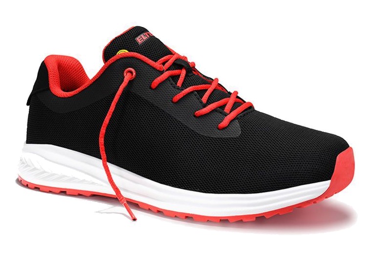 Elten Marais 972010 Berufshalbschuhe Low ESD O1 black-red