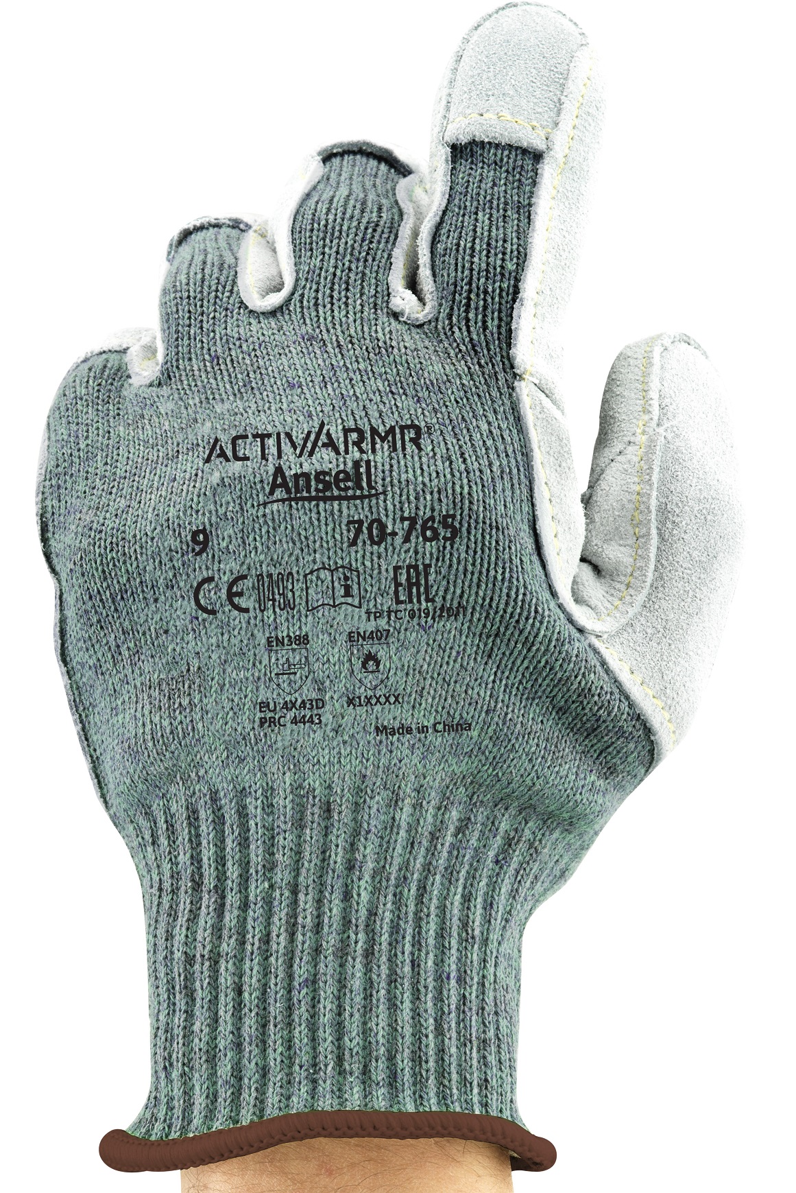 70-765 Ansell ActivArmr 70-765 Leder-Schnittschutzhandschuhe Level D