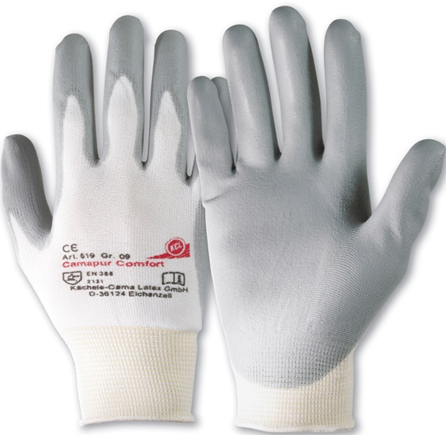 boe-619-2 KCL Camapur Comfort 619+ protective gloves with PU coating