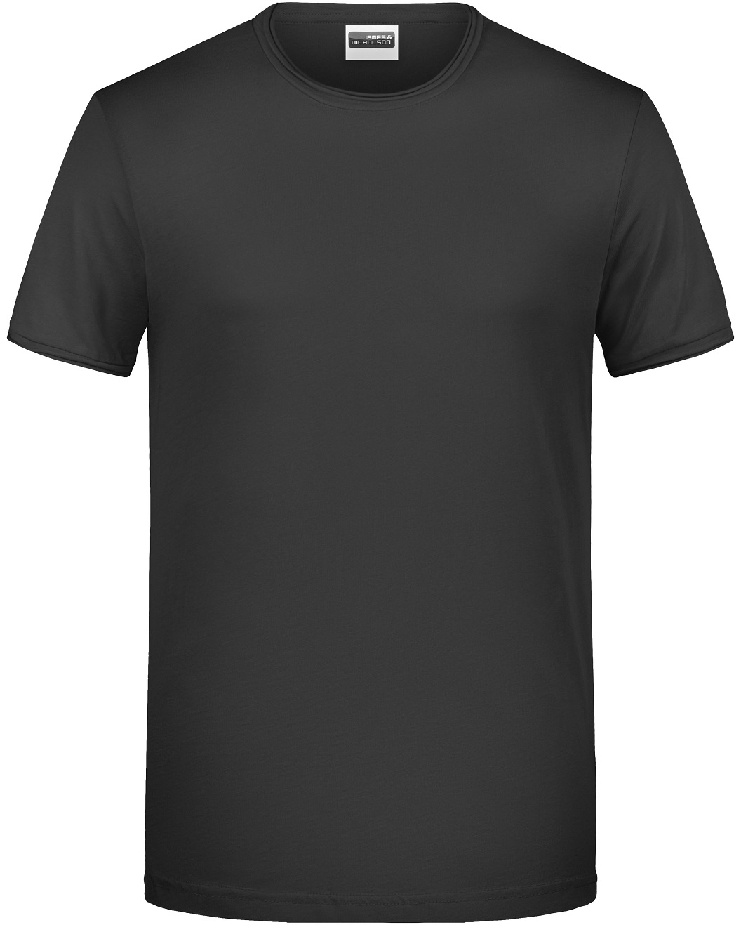 8002_black James & Nicholson 8002 Men Basic T-Shirt in 5 Colors